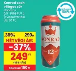 Spar Konrad cseh világos ajánlat