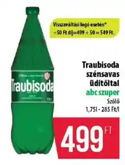 Coop Traubisoda szénsavas üdítőital ajánlat
