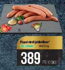 Coop Pápai virsli juhbélben ajánlat