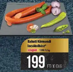 Coop Babati Körmendi lecsókolbász ajánlat
