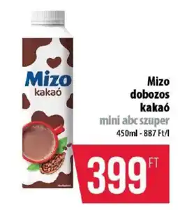 Coop Mizo dobozos kakaó ajánlat