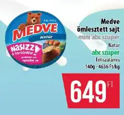 Coop Medve ömlesztett sajt ajánlat