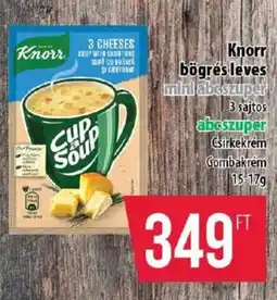 Coop Knorr bögrés leves ajánlat
