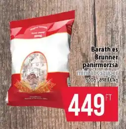 Coop Baráth és Brunner panírmorzsa ajánlat