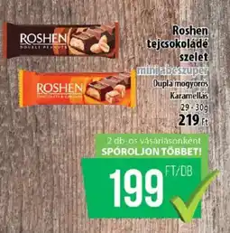 Coop Roshen tejcsokoládé szelet ajánlat