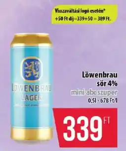 Coop Löwenbrau sör 4% ajánlat