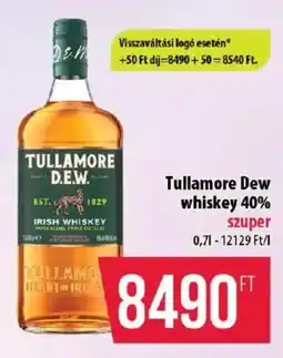 Coop Tullamore Dew whiskey 40% ajánlat