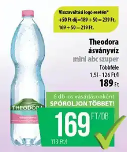Coop Theodora ásványvíz ajánlat