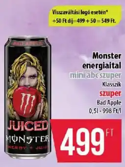 Coop Monster energiaital ajánlat