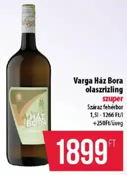 Coop Varga Ház Bora olaszrizling ajánlat