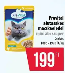 Coop Prevital alutasakos macskaeledel ajánlat
