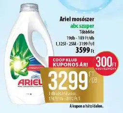 Coop Ariel mosószer ajánlat