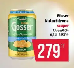 Coop Gösser NaturZitrone ajánlat