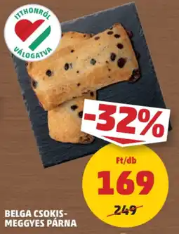 PENNY Belga csokis-meggyes párna ajánlat