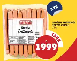 PENNY Alföldi roppanós sertés virsli ajánlat