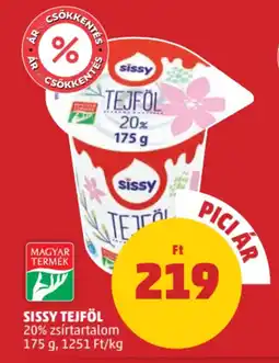 PENNY Sissy tejföl ajánlat
