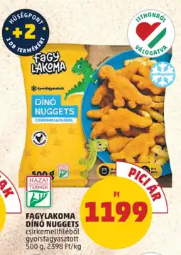 PENNY Fagylakoma dínó nuggets ajánlat