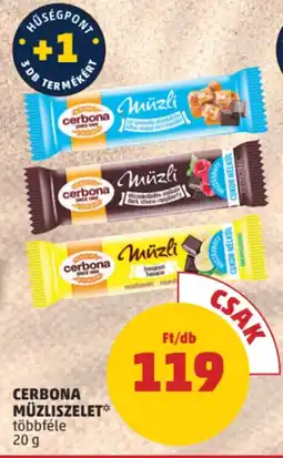 PENNY Cerbona müzliszelet ajánlat