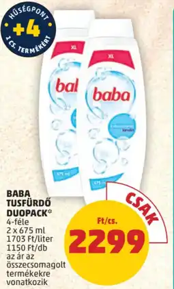 PENNY Baba tusfürdő duopack ajánlat