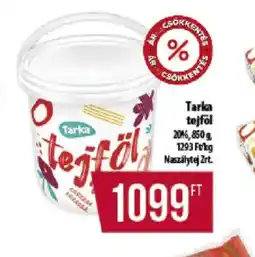 Coop Tarka tejföl ajánlat