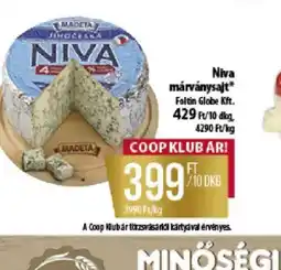 Coop Niva márványsajt ajánlat