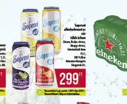 Coop Soproni alkoholmentes sör ajánlat