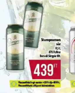 Coop Staropramen sör ajánlat