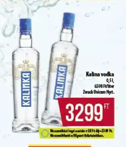 Coop Kalinka vodka ajánlat