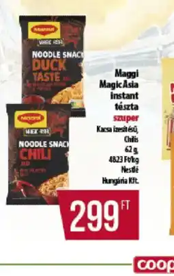 Coop Maggi Magic Asia instant tészta ajánlat