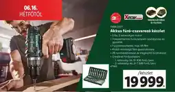 Lidl Akkus fúró-csavarozó készlet ajánlat