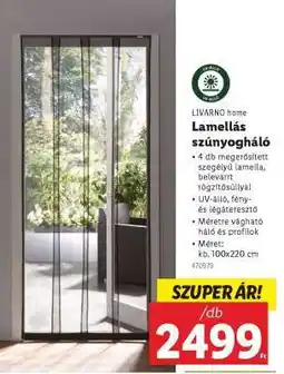 Lidl LIVARNO HOME Lamellás szúnyogháló ajánlat