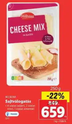 Lidl MILBONA Sajtválogatás ajánlat