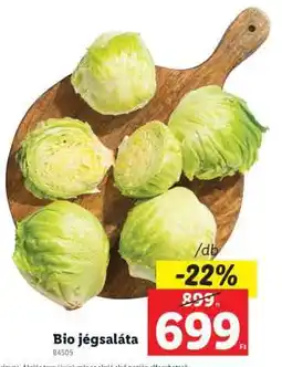 Lidl Bio jégsaláta ajánlat