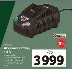 Lidl PARKSIDE Akkumulátortöltő, 4,5 A ajánlat