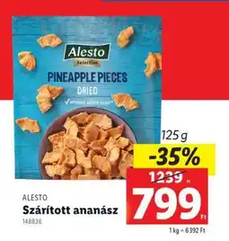 Lidl ALESTO Szárított ananász ajánlat