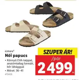 Lidl esmara Női papucs ajánlat