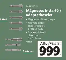 Lidl PARKSIDE Mágneses bittartó / adapterkészlet ajánlat