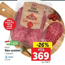 Lidl Dán szalámi ajánlat