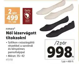 Lidl Női lézervágott titokzokni ajánlat
