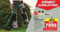 Lidl Akkus szegélynyíró ajánlat
