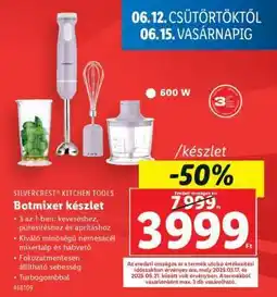 Lidl Botmixer készlet ajánlat