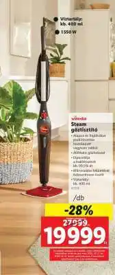Lidl Vileda Steam gőztisztító ajánlat