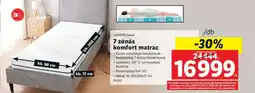Lidl LIVARNO HOME 7-zónás komfort matrac ajánlat