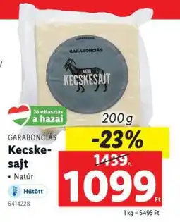 Lidl Garabonciás Kecskesajt ajánlat