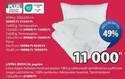JYSK LIVING MEDICAL PAPLAN ajánlat