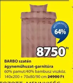 JYSK BARBO szatén ágyneműhuzat-garnitúra ajánlat