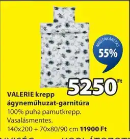 JYSK VALERIE krepp ágyneműhuzat-garnitúra ajánlat