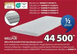 JYSK WELLPUR GULEN GT65 FEKVŐBETÉT SZÜRKE ajánlat