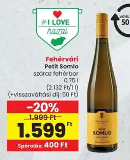 Spar Fehérvári Petit Somlo ajánlat