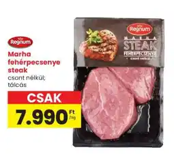 Spar Marha fehérpecsenye steak ajánlat